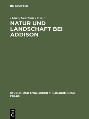 cover image of Natur und Landschaft bei Addison
